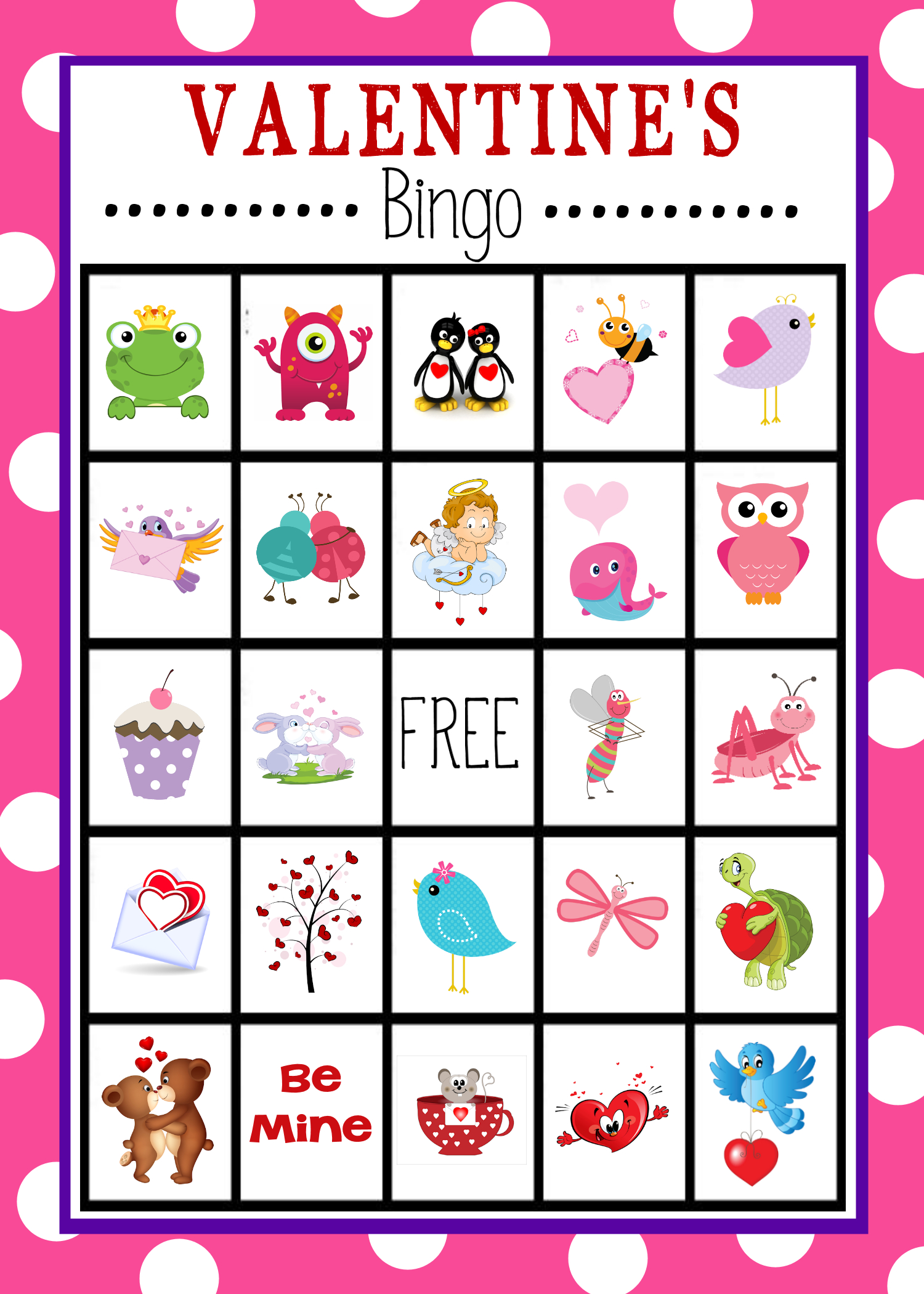Free Printable Valentine&amp;#039;s Day Bingo Game | Valentine&amp;#039;s Day - Free Printable Religious Easter Bingo Cards