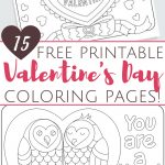 Free Printable Valentine's Day Coloring Pages For Adults And Kids   Free Printable Valentine Decorations