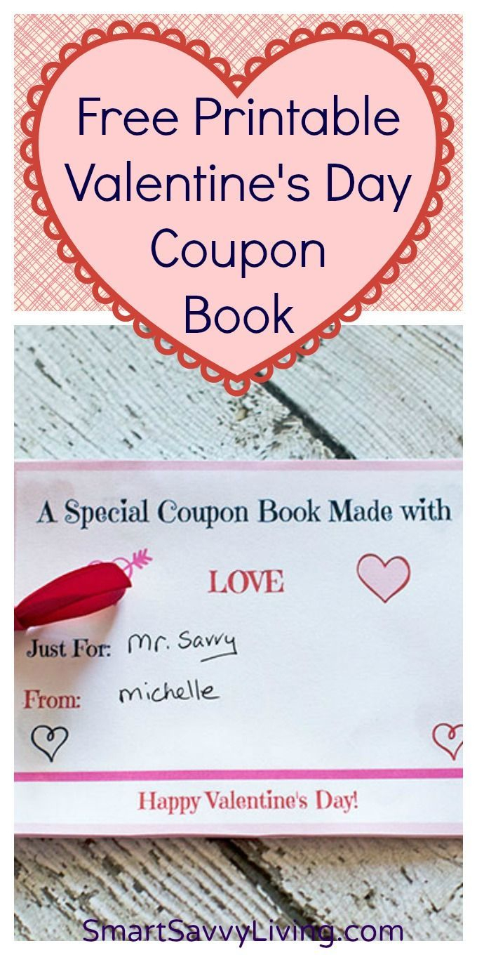Free Printable Valentine&amp;#039;s Day Coupon Book With Customizable Sheets - Free Printable Valentine Books