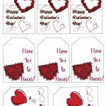 Free Printable Valentine's Day Gift Tags: Multiple Designs & Sizes   Free Printable Heart Labels