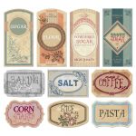 Free Printable Vintage Labels For Jars And Canisters To Organize   Free Printable Labels For Bottles
