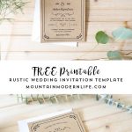 Free Printable Wedding Invitation Template | | Freebies   Free Printable Wedding Invitations With Photo