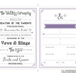 Free Printable Wedding Program Templates | Bestprintable231118   Free Printable Wedding Program Templates