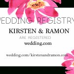 Free Printable Wedding Registry Card That Is Easily Downloaded   Free Printable Registry Cards