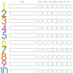 Free Printable Weekly Chore Charts   Chore Chart For Adults Printable Free
