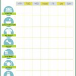 Free Printable Weekly Chore Charts   Free Editable Printable Chore Charts
