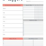 Free Printable Weekly Planner (You Asked, I Listened)   Weekly To Do List Free Printable