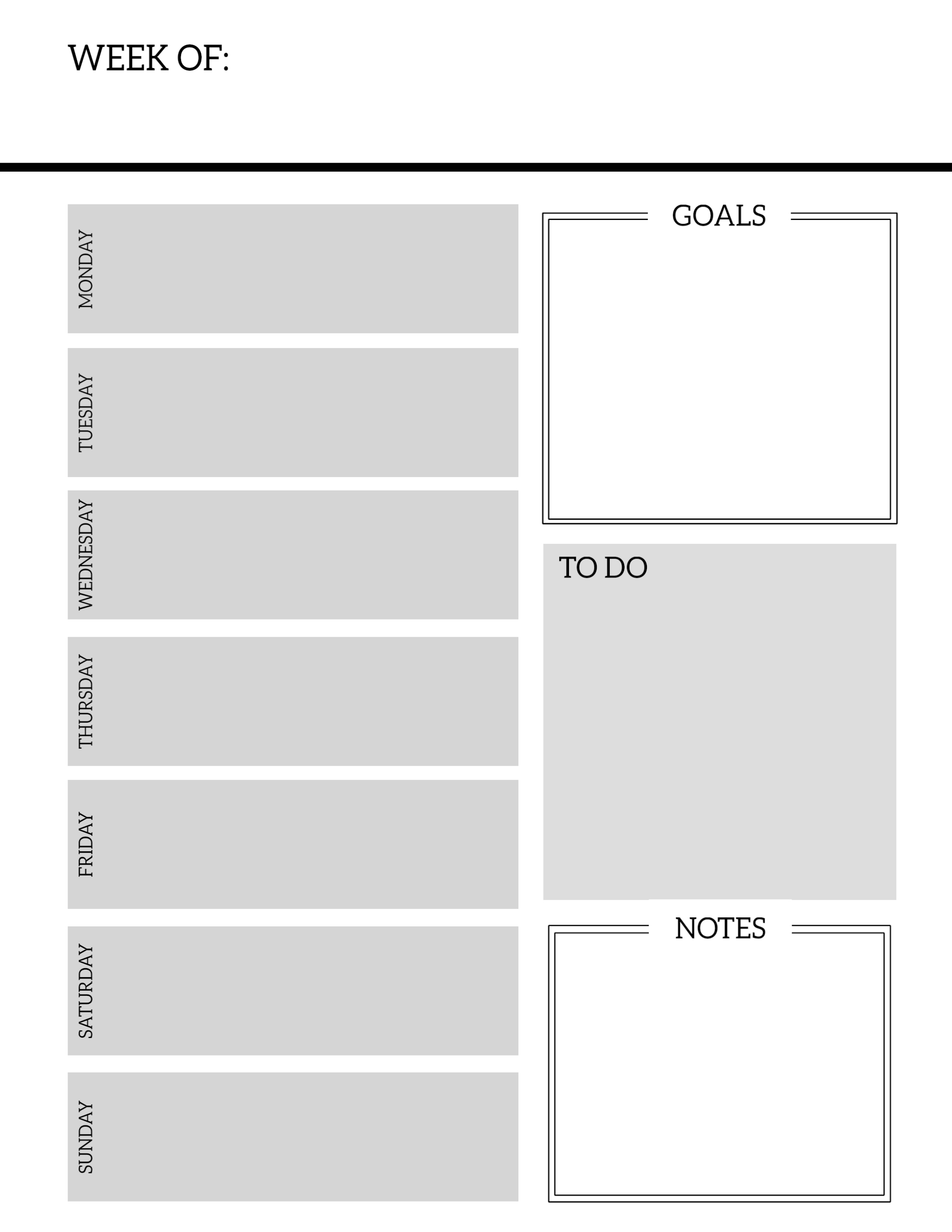 Free Printable Weekly Schedule Planner Pages Paper Trail Design Page - Free Printable Diary Pages