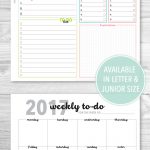 Free Printable: Weekly To Do Planner Insert | Planners | Planner   Free Printable Student Planner 2017