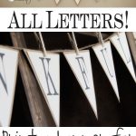 Free Printable – Whole Alphabet Banner!! | D.i.y Projects I May Or   Free Printable Banner Maker