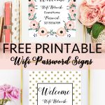 Free Printable Wifi Password Signs | Decorating Ideas   Home Decor   Free Printable Bedroom Door Signs