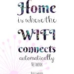 Free Printable Wifi Sign, Guest Room Ideas.   Free Printable Wifi Sign