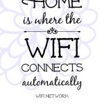 Free Printable Wifi Sign, Guest Room Ideas. | Wifi Projects   Free Printable Wifi Sign