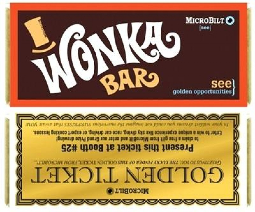 Printable Wonka Golden Ticket Template