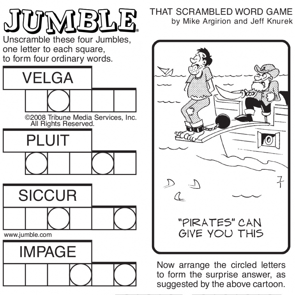 Free Printable Jumble Word Games Free Printable