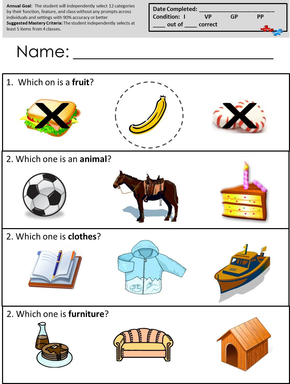 Free Printable Worksheets For Autism Classrooms! Available At - Free Printable Autism Worksheets