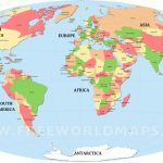 Free Printable World Maps   Free Printable World Map With Countries Labeled