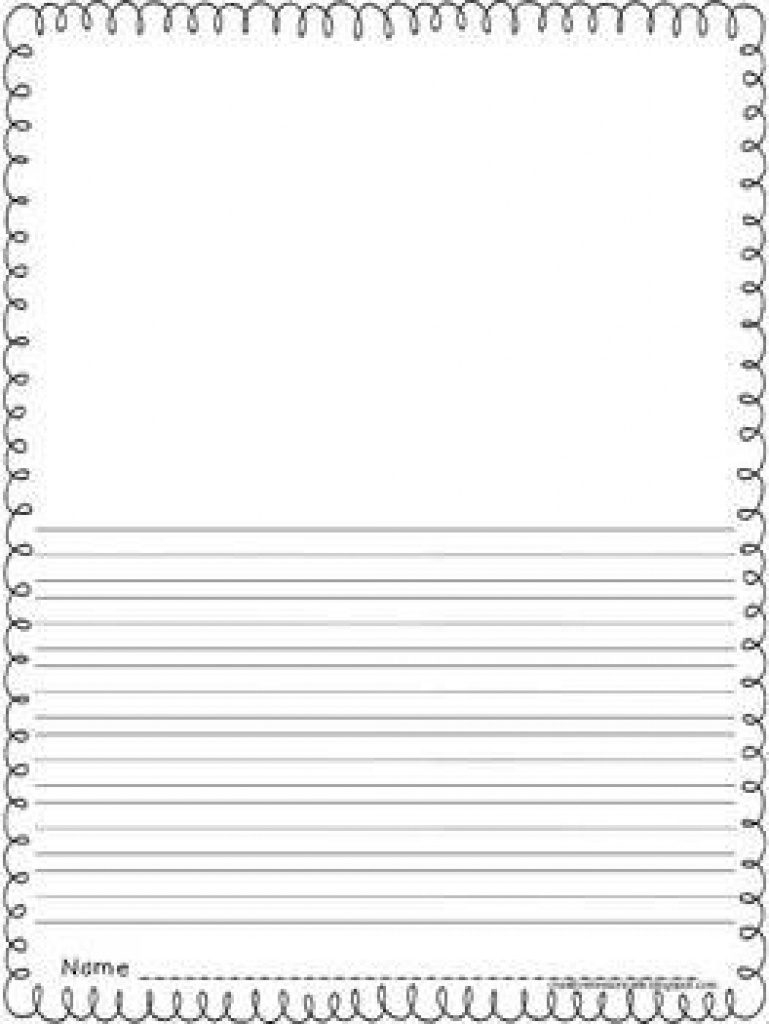 Free Printable Writing Paper With Picture Box | Free Printable - Free Printable Writing Paper With Picture Box