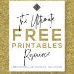 Free Printables • Design & Gallery Wall Resources • Little Gold Pixel   Free Printable Art