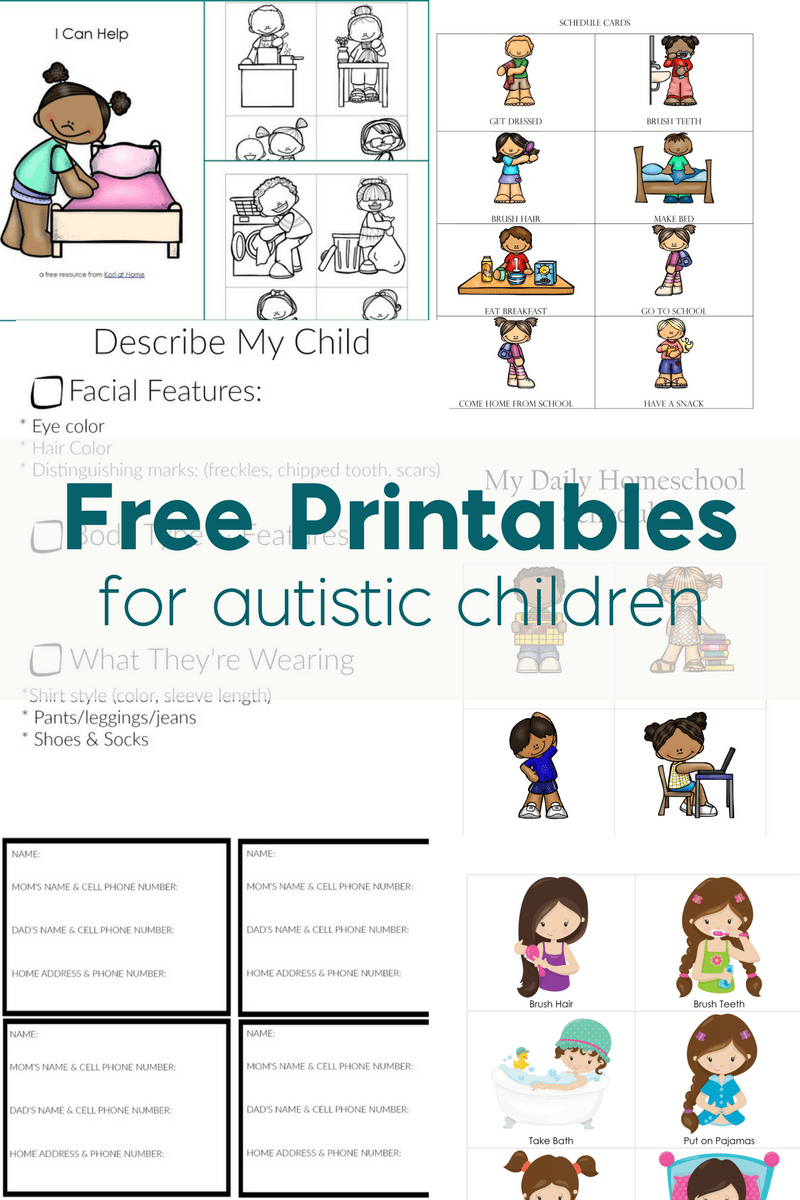 Free Printables For Autistic Children And Their Families Or Caregivers - Free Printable Social Stories For Kids