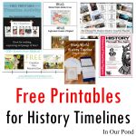 Free Printables For History Timelines   In Our Pond   Free Printable Timeline Figures