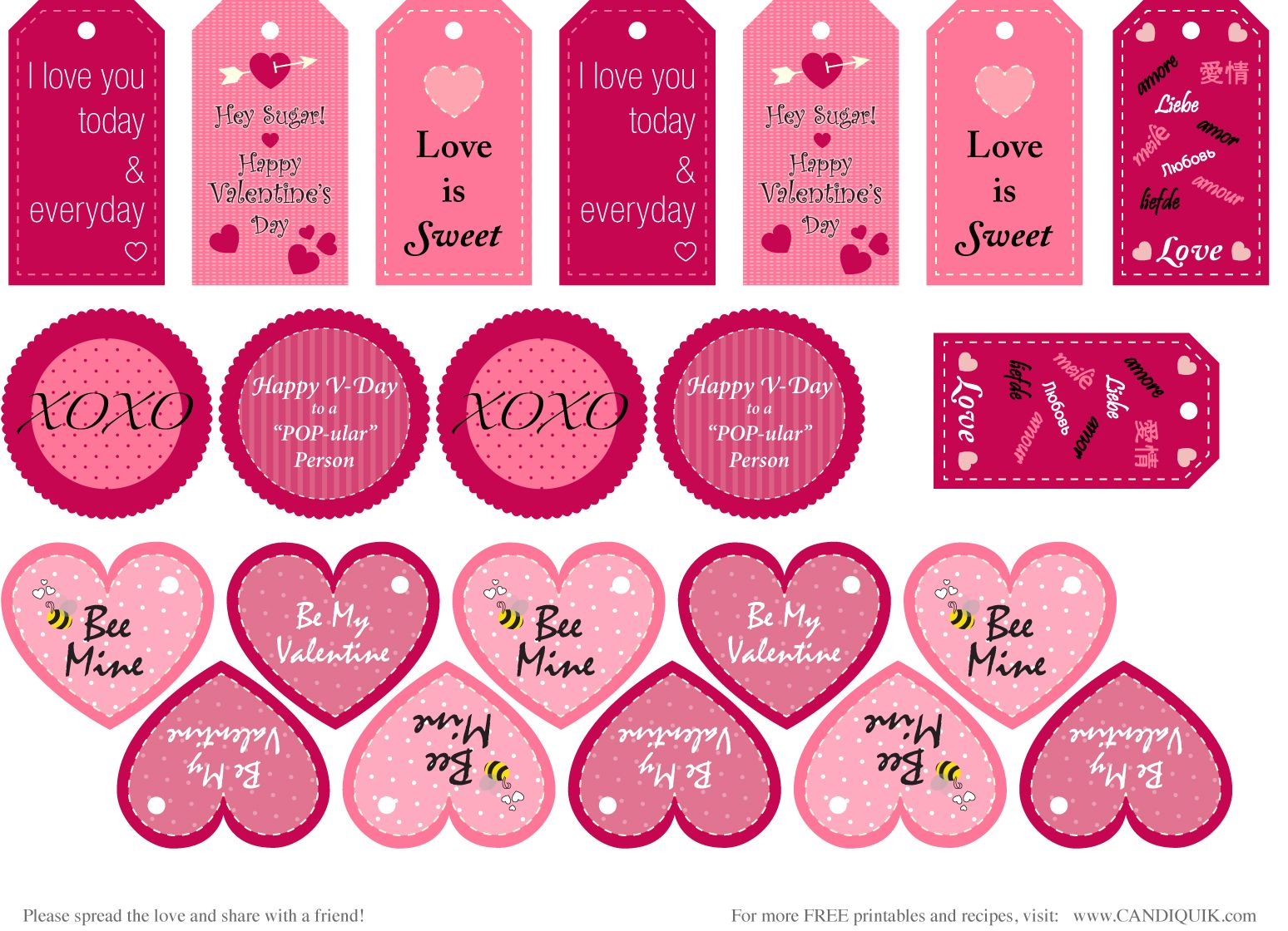 Free} Printables | Valentines | Pinterest | Valentine&amp;#039;s Day - Free Printable Valentine Graphics