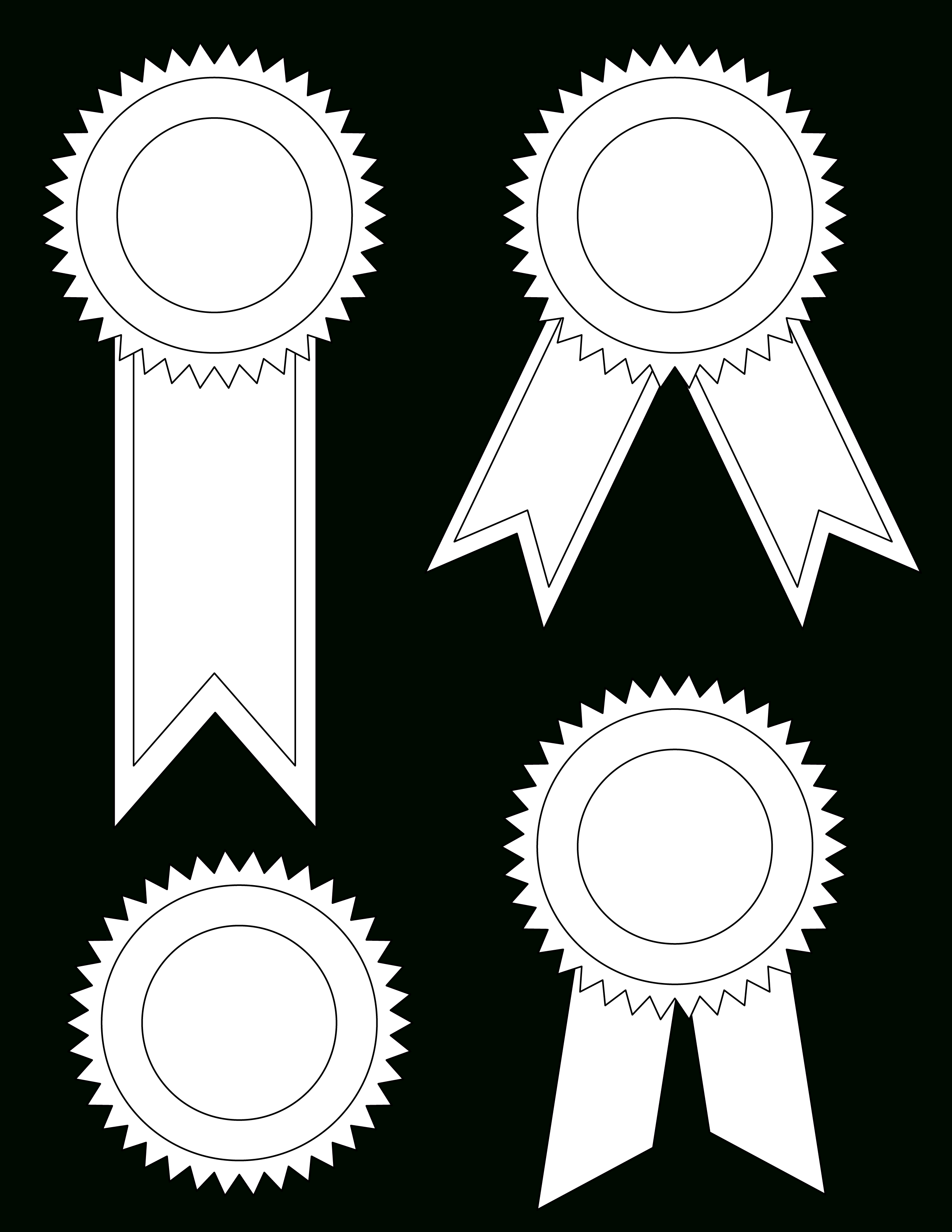 Free Printable Ribbons Template