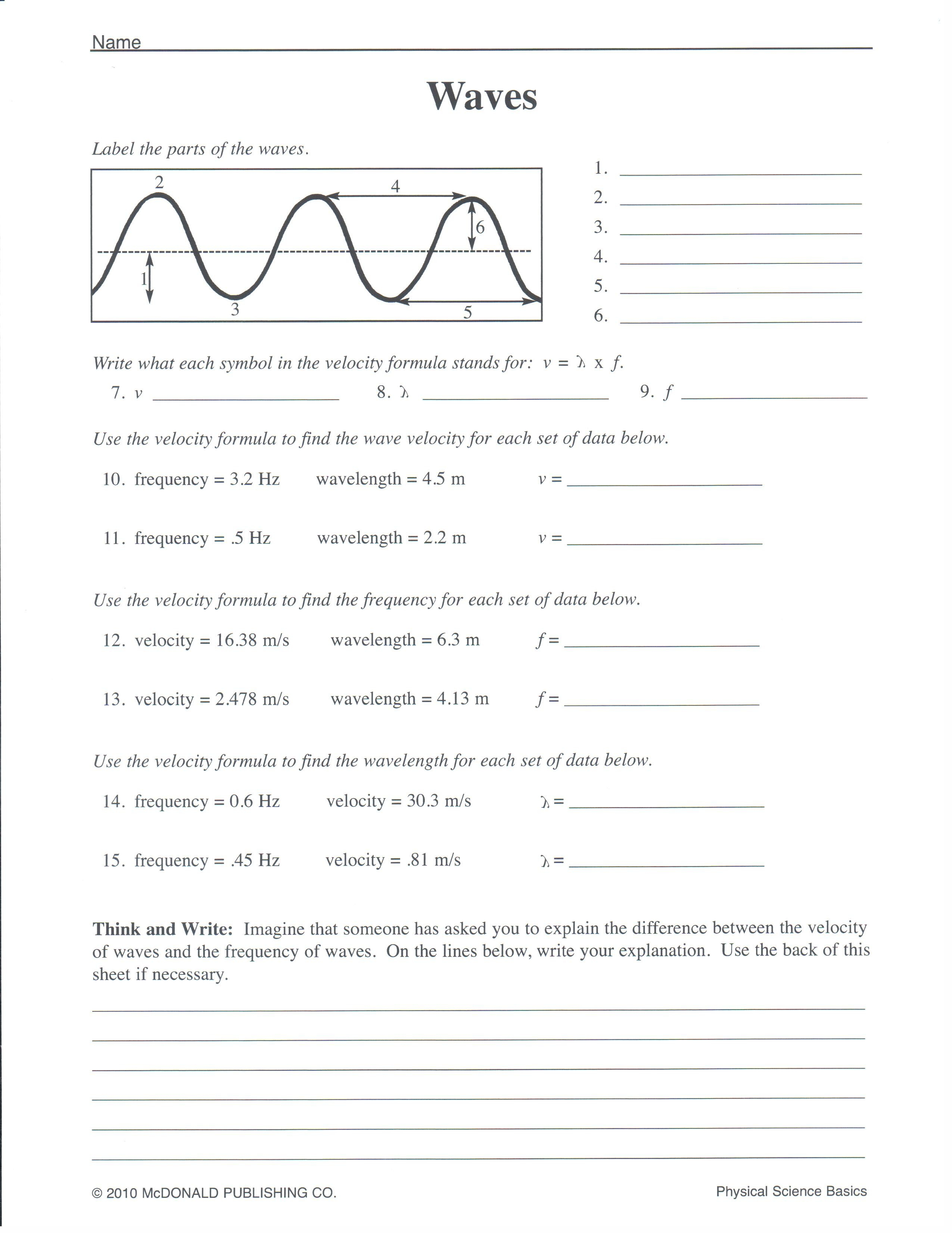 Free Science Worksheets For 2Nd Grade Science Worksheet For Grade 8 - Free Printable Science Worksheets For 2Nd Grade