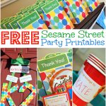 Free Sesame Street Birthday Party Printables   Free Printable Sesame Street Food Labels
