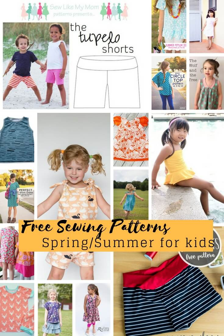 Free Sewing Patterns For Kids Spring/summer 2018 - Life Sew Savory - Free Printable Sewing Patterns For Kids