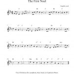 Free Sheet Music Scores: Alto Saxophone Christmas | Xmas Music   Free Printable Alto Saxophone Sheet Music