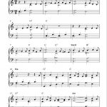Free Sheet Music Scores: Free Easy Christmas Piano Sheet Music, O   Free Christmas Piano Sheet Music For Beginners Printable