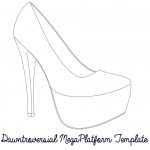 Free Shoe Outline Template, Download Free Clip Art, Free Clip Art On   Free Printable Shoe Print Template