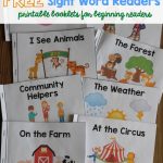 Free Sight Word Readers   Printable Booklets That Focus On Sight   Free Printable Decodable Books For Kindergarten