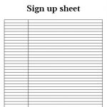 Free Sign Up Sheet Template | Hunecompany   Free Printable Sign In Sheet Template