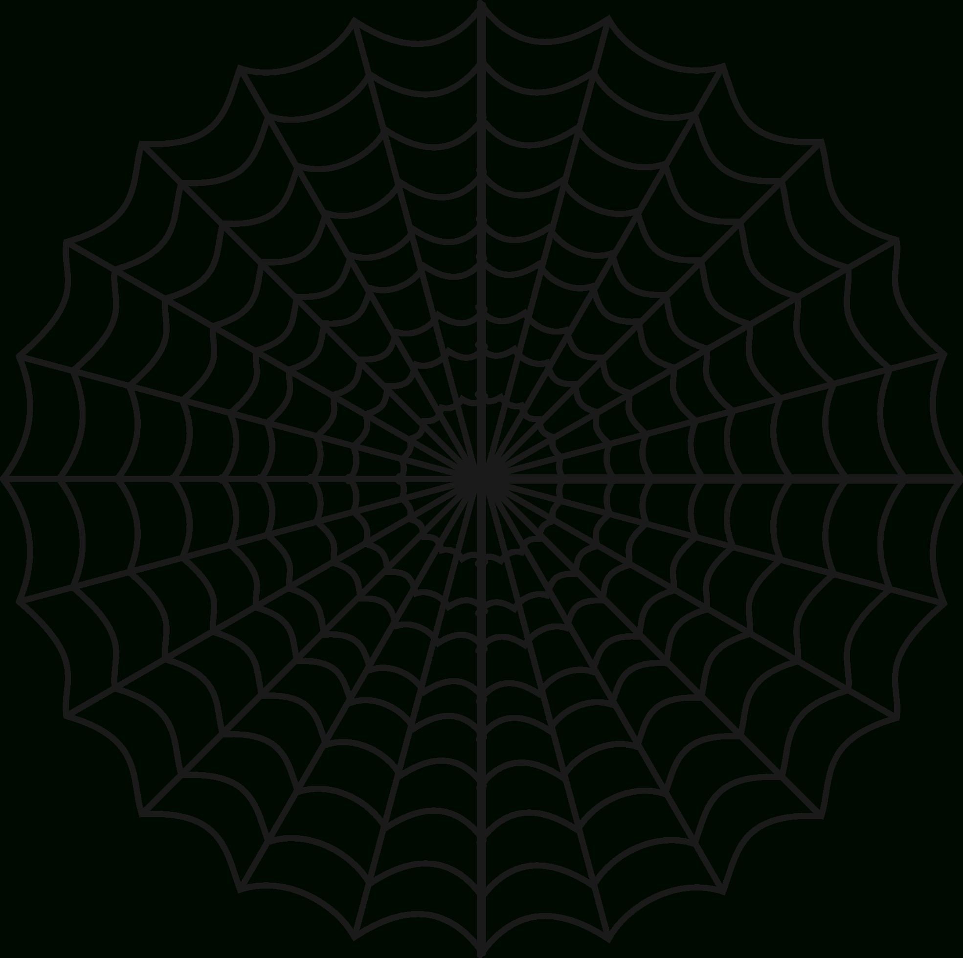 Free Spiders Web, Download Free Clip Art, Free Clip Art On Clipart - Spider Web Stencil Free Printable