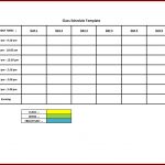 Free Staff Schedule Template For | Smorad   Free Printable Blank Work Schedules