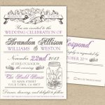 Free Templates For Invitations | Free Printable Vintage Wedding   Free Printable Wedding Invitation Templates For Word
