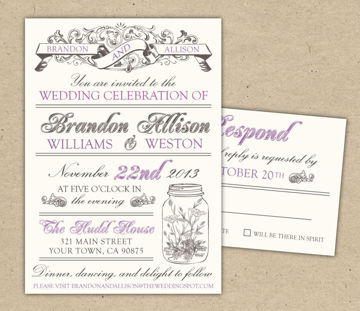 Free Templates For Invitations | Free Printable Vintage Wedding - Free Printable Wedding Invitation Templates For Word