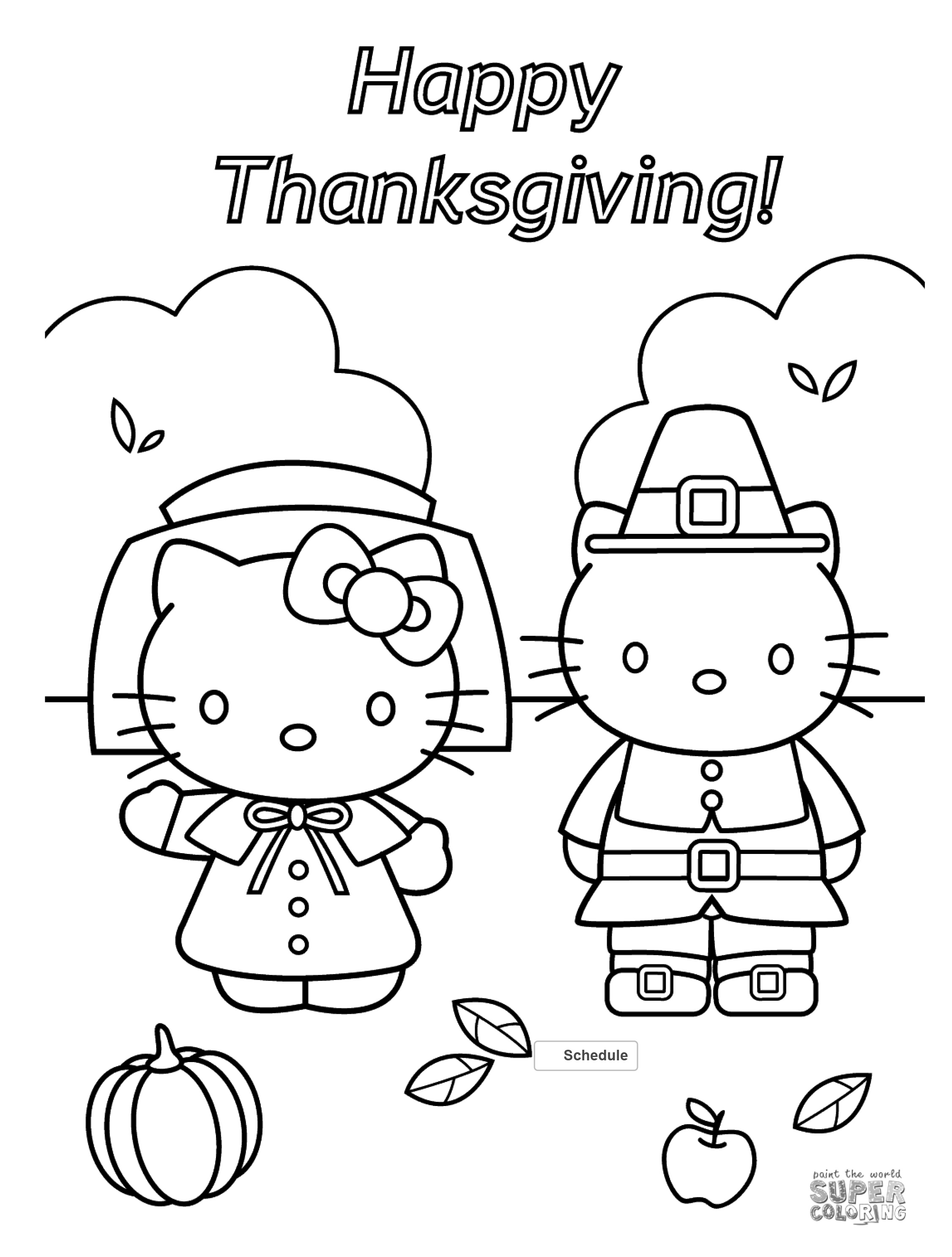 Free Thanksgiving Coloring Pages For Adults &amp;amp; Kids - Happiness Is - Free Printable Thanksgiving Coloring Placemats