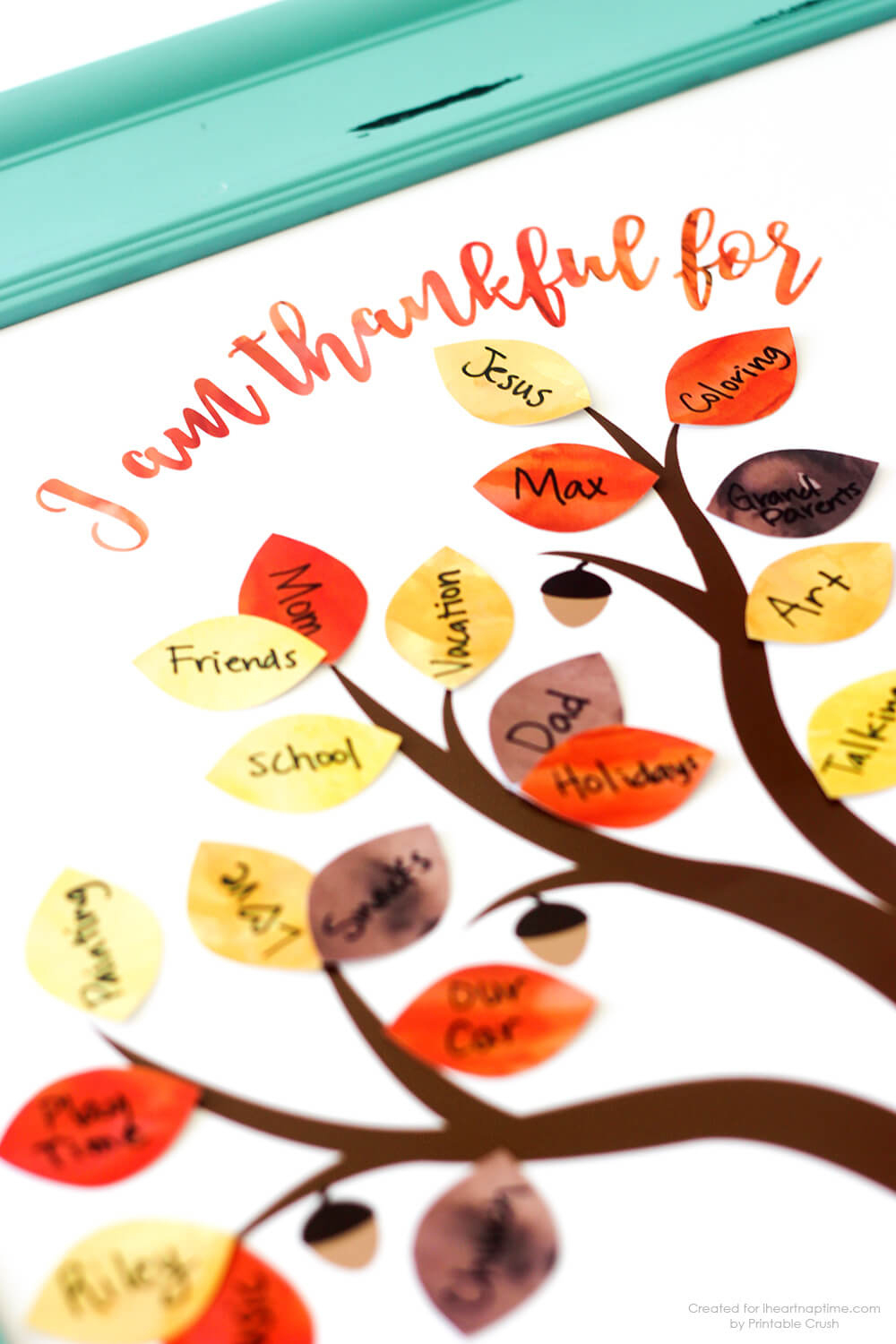 Free Thanksgiving Printable Thankful Tree - I Heart Nap Time - Free Printable Thanksgiving Images