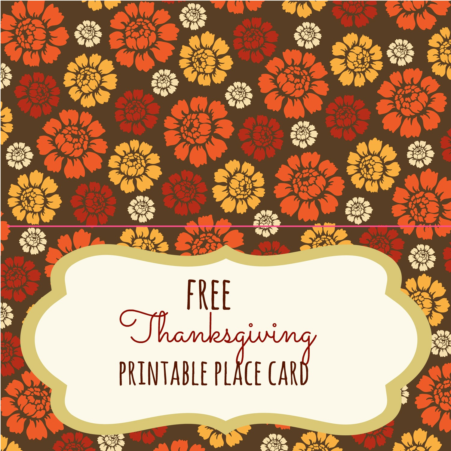 Free Thanksgiving Printables - Frugal Fanatic - Free Printable For Thanksgiving