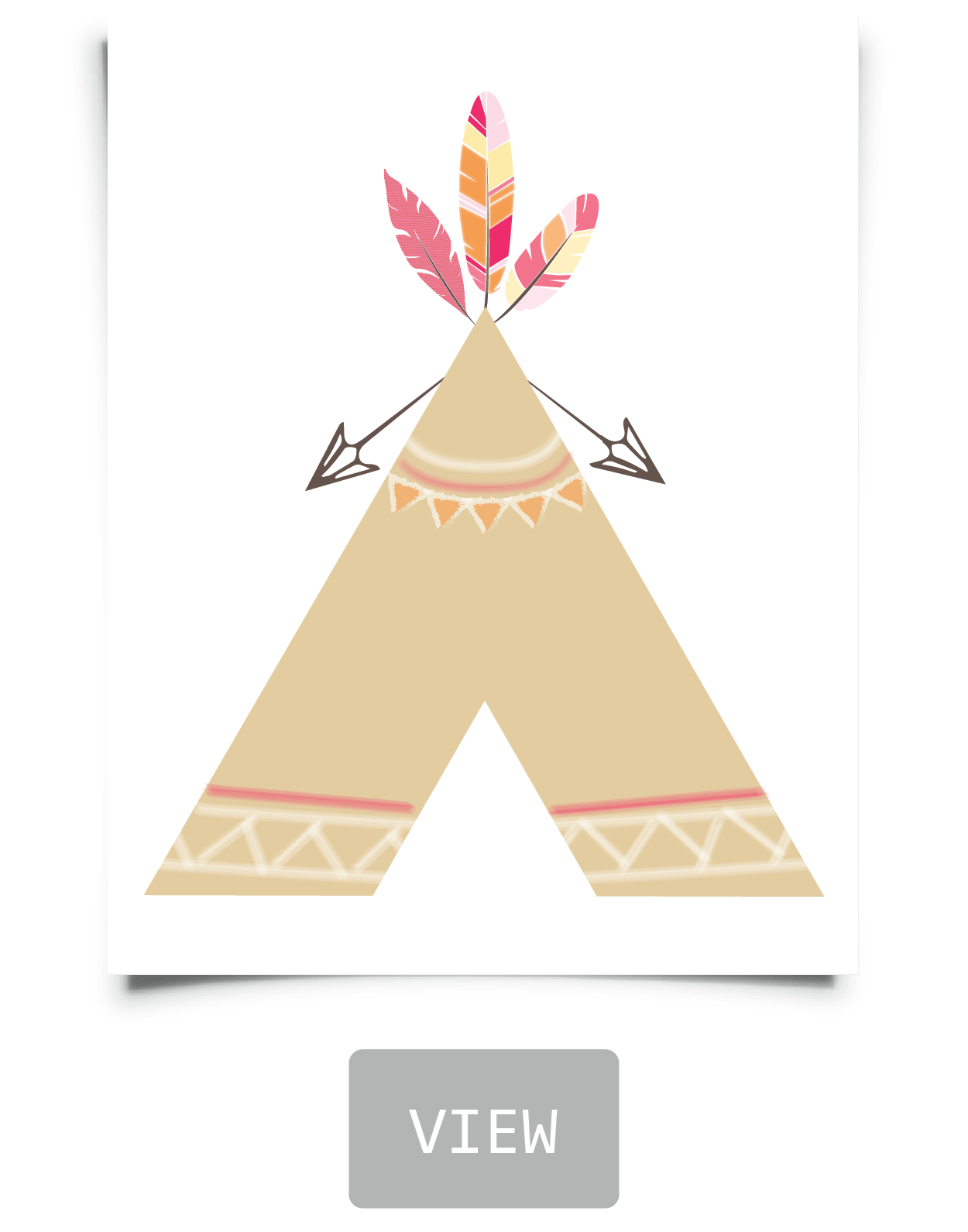 Free Tribal Nursery Printables In 2019 | Bedroom Ideas | Pinterest - Free Printable Teepee