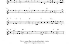 Free Trumpet Sheet Music | The Star-Spangled Banner – Free Printable Piano Sheet Music For The Star Spangled Banner