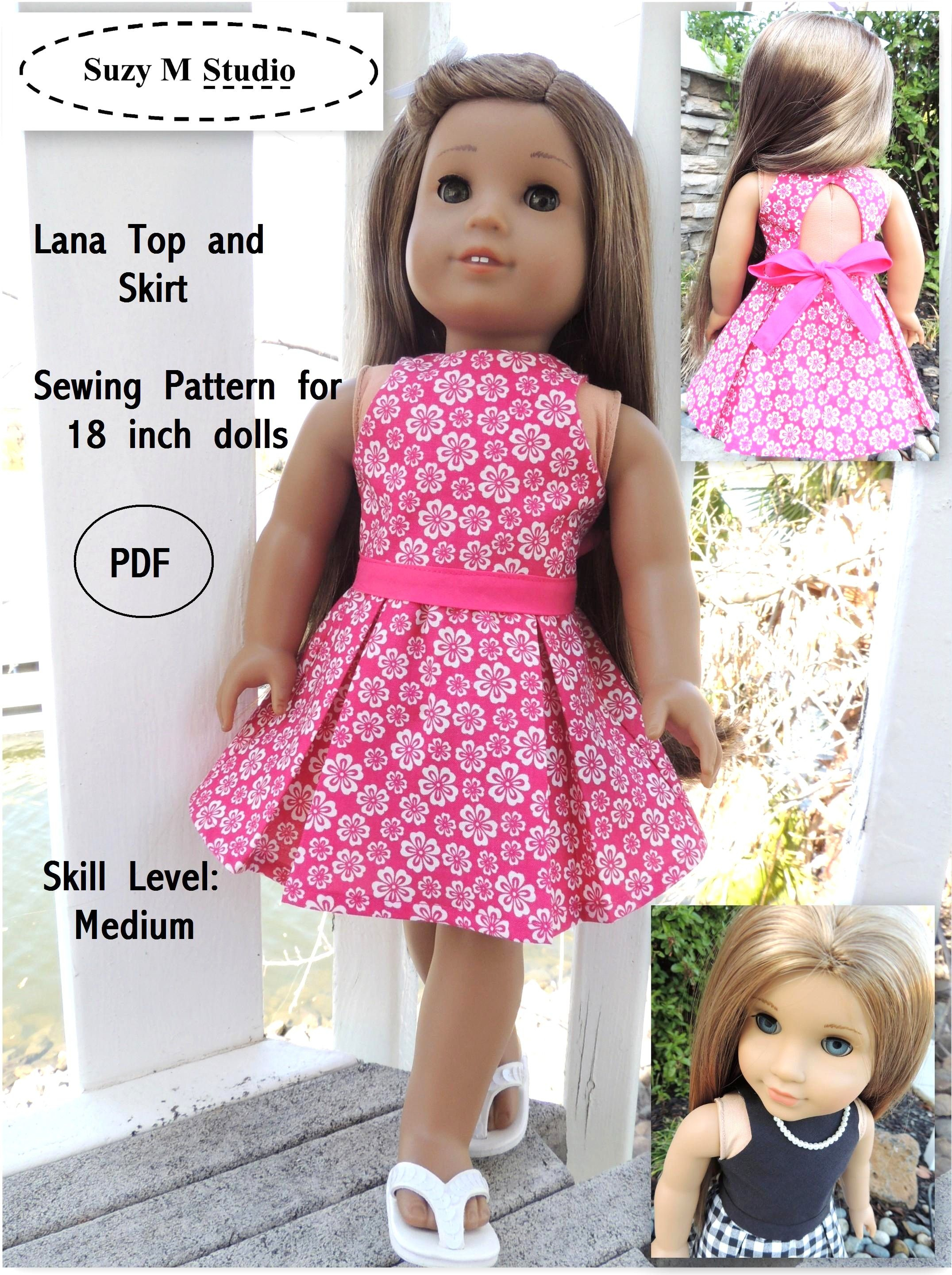 Free Tutorial Pdf | Suzymstudio … | Doll Clothes | Doll … - American Girl Doll Clothes Patterns Free Printable
