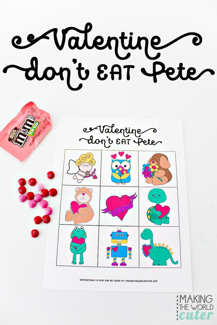 Free Valentine Printables Don&amp;#039;t Eat Pete | Gift Ideas | Free - Don T Eat Pete Free Printable