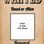 Free Wanted Poster Maker | Make A Free Printable Wanted Poster Online   Wanted Poster Printable Free