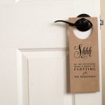 Free Wedding Door Hanger Printable | Handmade And Homegrown   Free Printable Door Knob Hanger Template