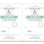 Free Wedding Invitation Template | Mountainmodernlife   Free Printable Invitations Templates