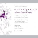 Free Wedding Invitation Templates For Word  What's So Intriguing   Free Printable Wedding Invitation Templates For Word